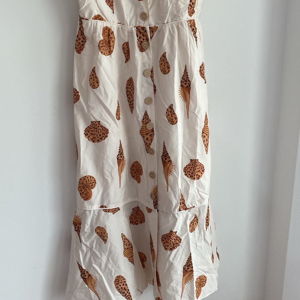 Farm Rio Leopard Shell Midi Dress - Picture 7 of 10